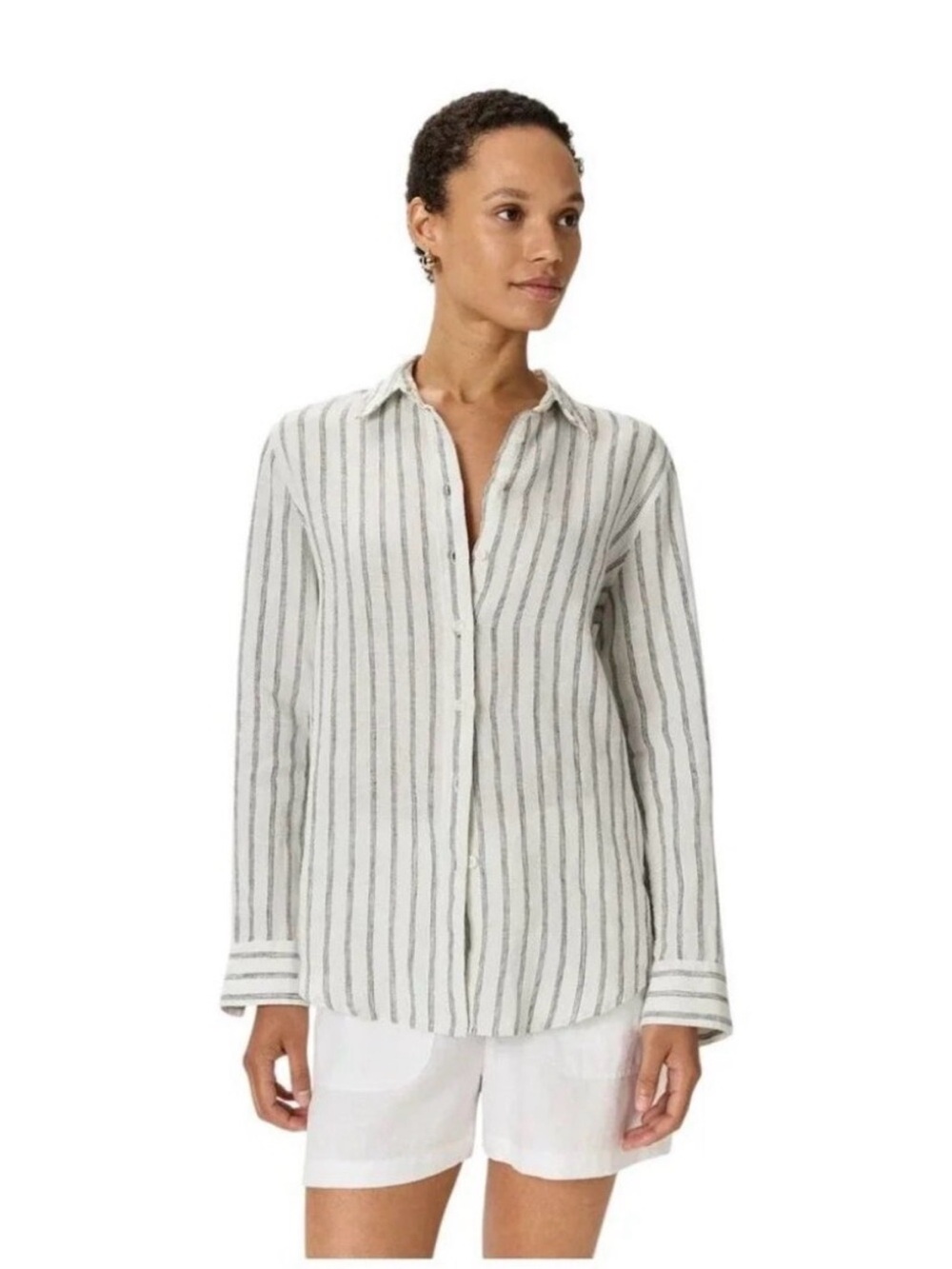 Quince 100% European linen button down shirt.